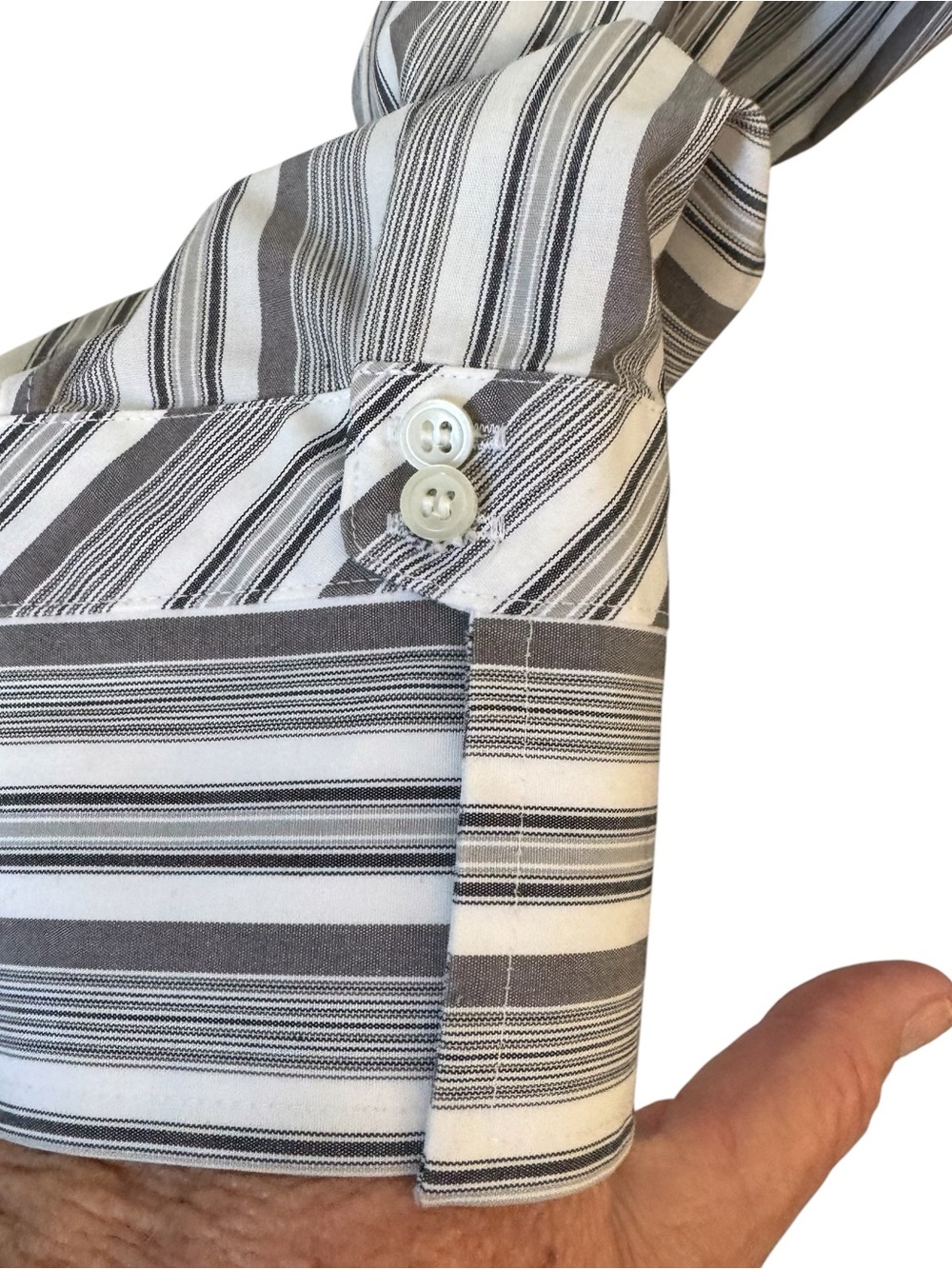 LIZ CLAIBORNE Cotton NO IRON Button Front Top   PLUS  22W       #2 - Picture 4 of 7